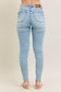 Judy Blue Mid-Rise Tummy Control Vintage Wash Skinnies