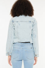 Load image into Gallery viewer, KanCan Light Wash Denim Jacket
