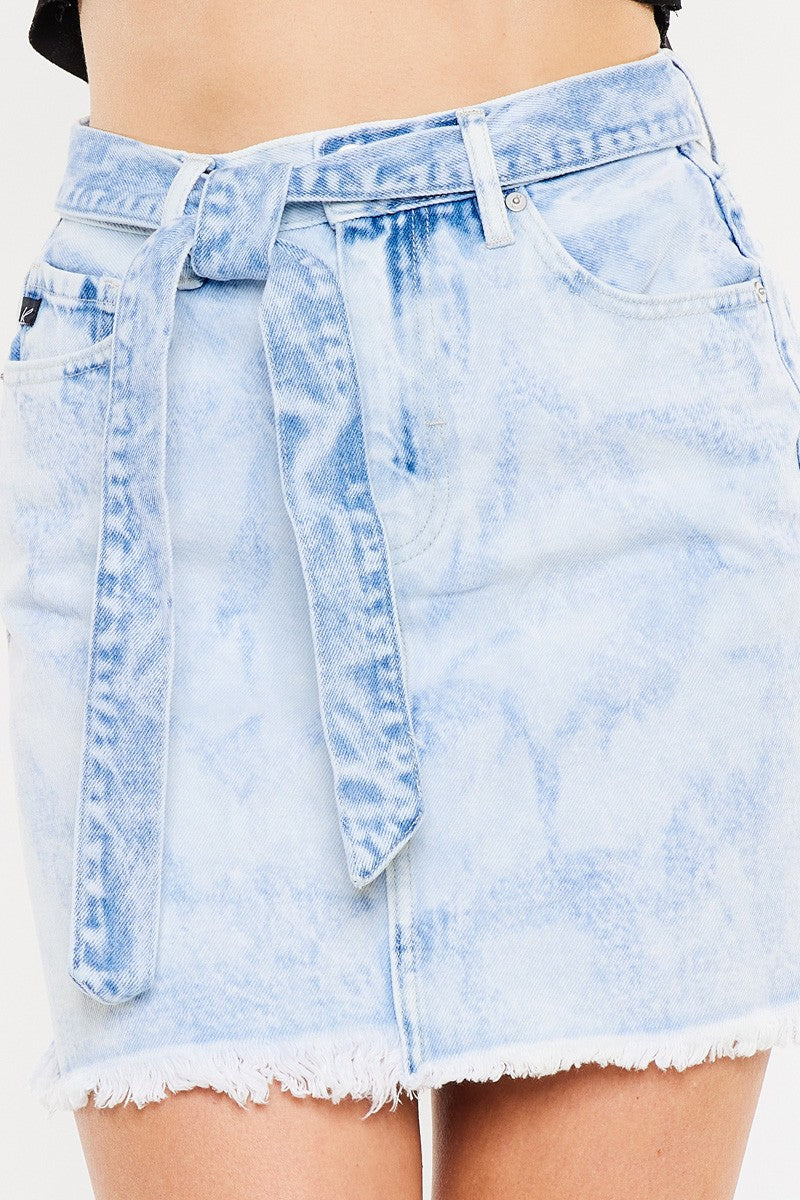 KanCan Vintage Wash Mini Skirt