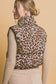 Leopard Puffer Vest