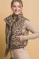 Leopard Puffer Vest