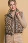 Leopard Puffer Vest