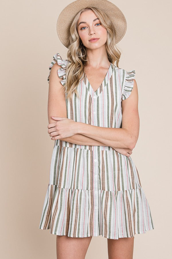 Picnic Date Striped Dress