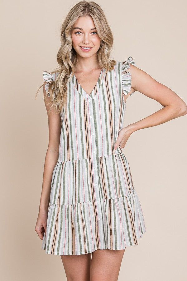 Picnic Date Striped Dress