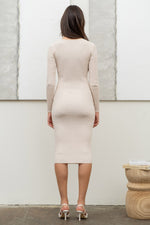 Load image into Gallery viewer, I Want All That Smoke Ribbed Bodycon Dress
