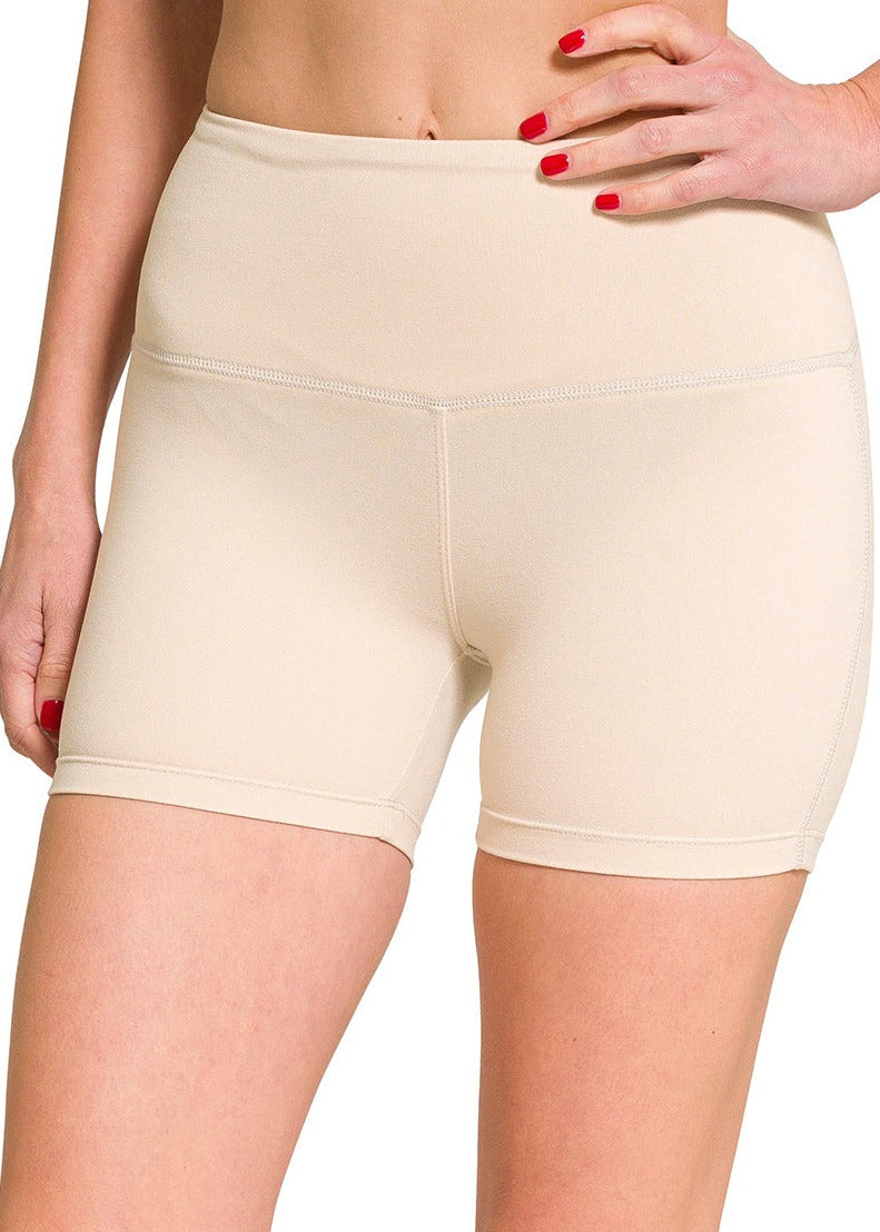 Buttery Soft Shorts - Sand Beige