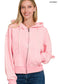 Wanderlust Zip Hoodie ~ Vintage Pink