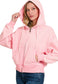 Wanderlust Zip Hoodie ~ Vintage Pink