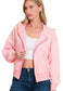 Wanderlust Zip Hoodie ~ Vintage Pink