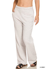 Load image into Gallery viewer, Fleece Sweatpants Heather Gray
