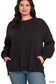 Hello Cozy Crewneck ~ Black