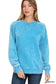 The Flatter Me Crewneck Deep Sky