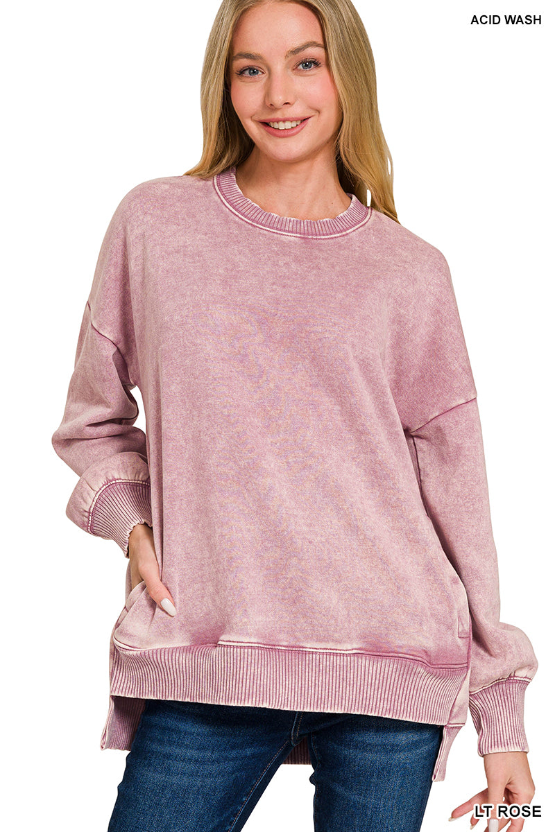 Hello Cozy Crewneck ~ Blushwood