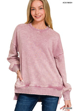 Load image into Gallery viewer, Hello Cozy Crewneck ~ Blushwood
