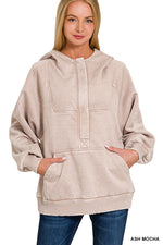 Load image into Gallery viewer, Frosted Ridge Hoodie ~ Vintage Ash Mocha
