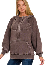 Load image into Gallery viewer, Frosted Ridge Hoodie ~ Vintage Mahogany

