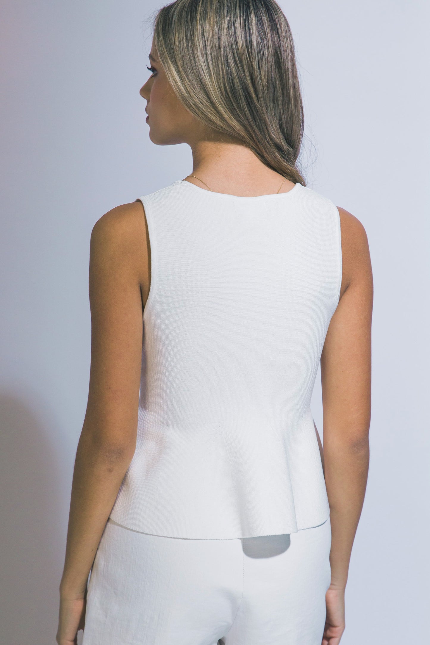 Polished Peplum Blouse