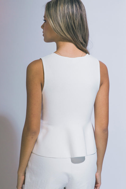 Polished Peplum Blouse