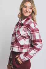 Load image into Gallery viewer, Plaid Cropped Shackett
