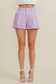 Lavender Lane Twill Shorts
