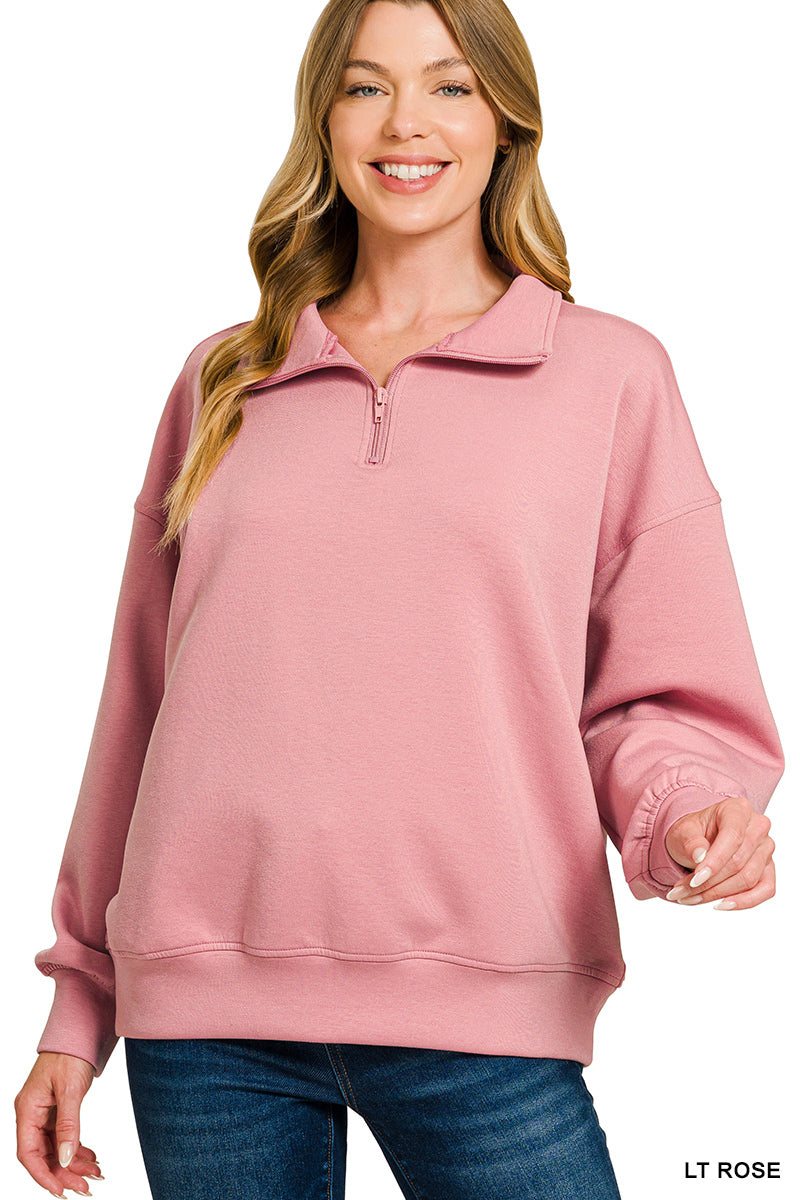 Sweet Escape Quarter Zip Pullover