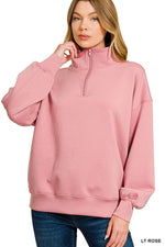Load image into Gallery viewer, Sweet Escape Quarter Zip Pullover
