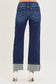 Risen Mid-Rise Worth The Cuff Jeans