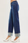 Risen Mid-Rise Worth The Cuff Jeans