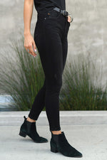 Load image into Gallery viewer, Risen Black Skinny Jeans
