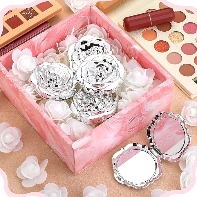 Compact Rose Mirror