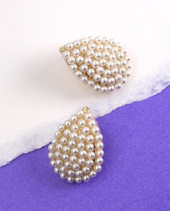 Teardrop Pearl Earrings