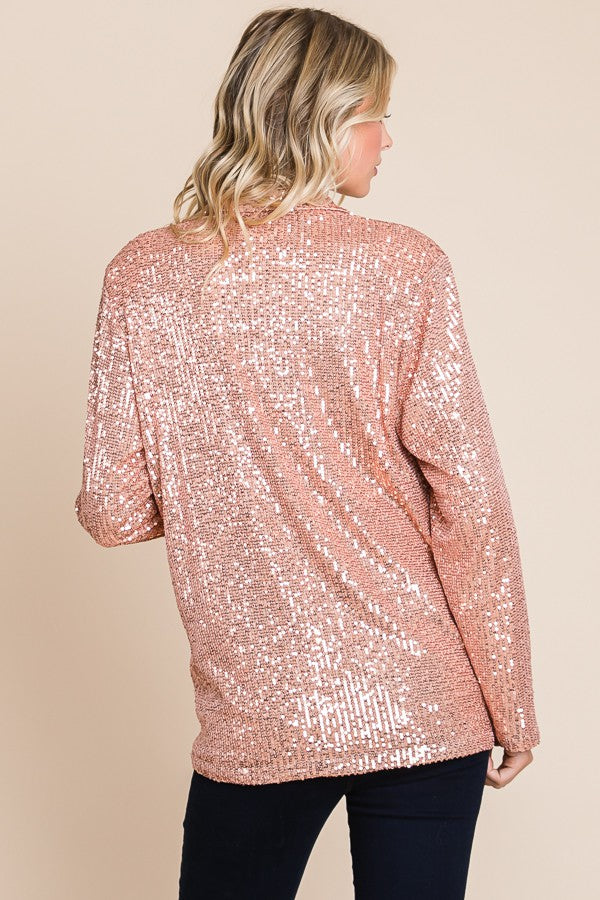 Rose Gold Showstopper Blazer