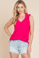 Pop of Pretty Ruffle Top - Fuchsia
