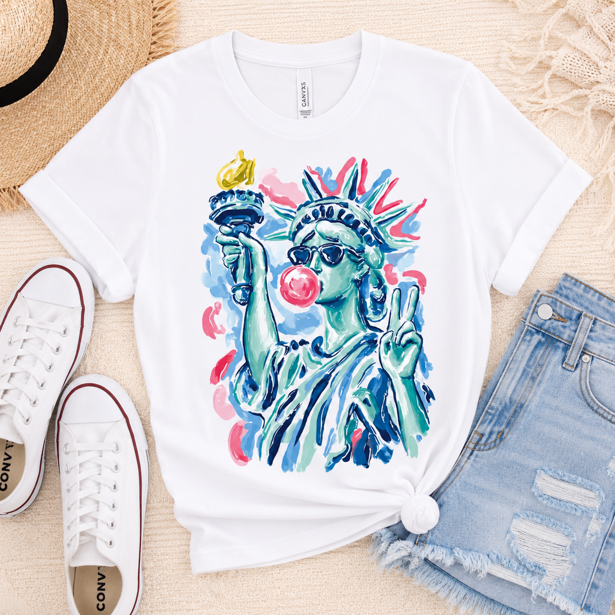 Lady Liberty Vibes Tee
