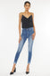 High Rise Hem Detail Super Skinny KC7274M