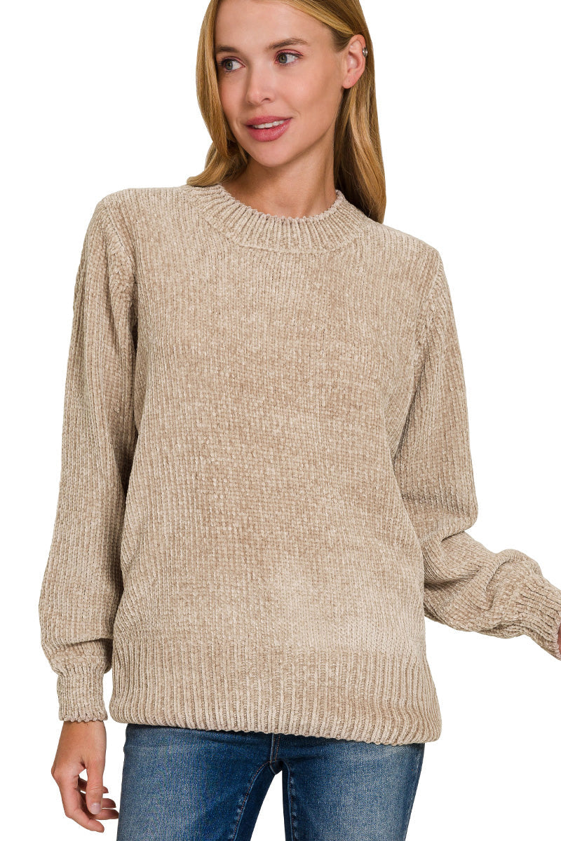 Charmingly Cozy Chenille Sweater