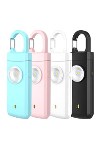 Rechargeable Personal Safety Alarm and Flashlight