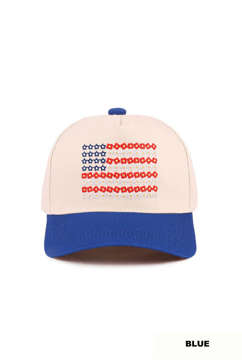 Red, White & Bloom Hat