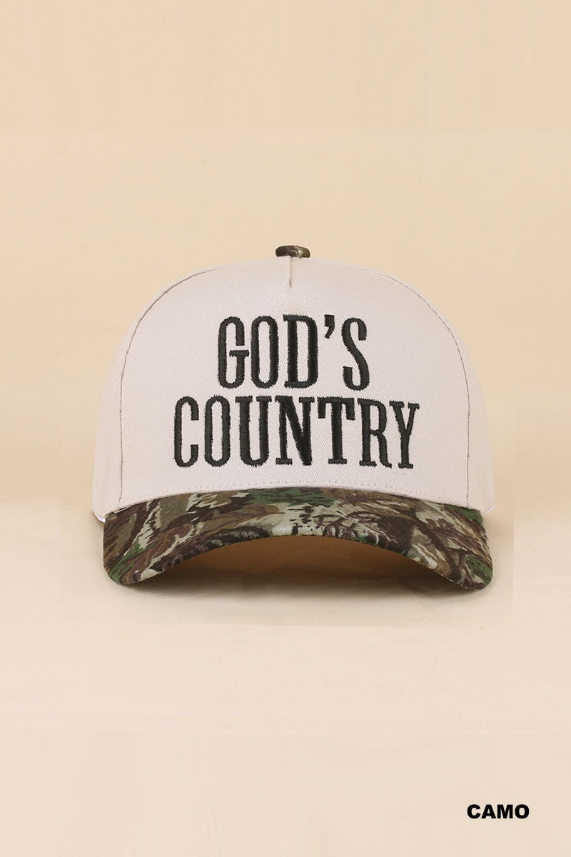 God's Country Camo Hat
