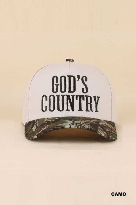 God's Country Camo Hat