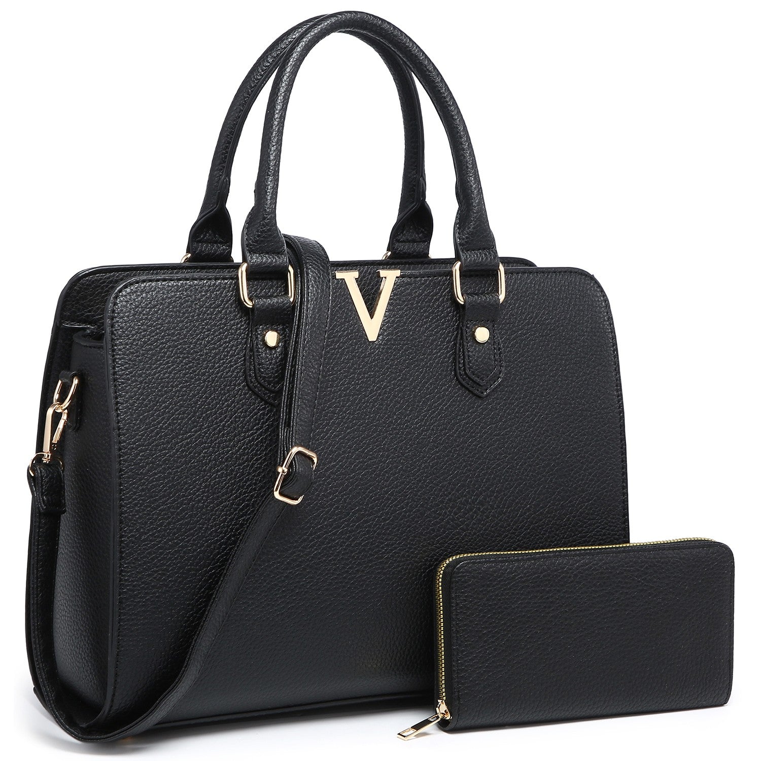 V Luxe Duo Purse and Wallet Set