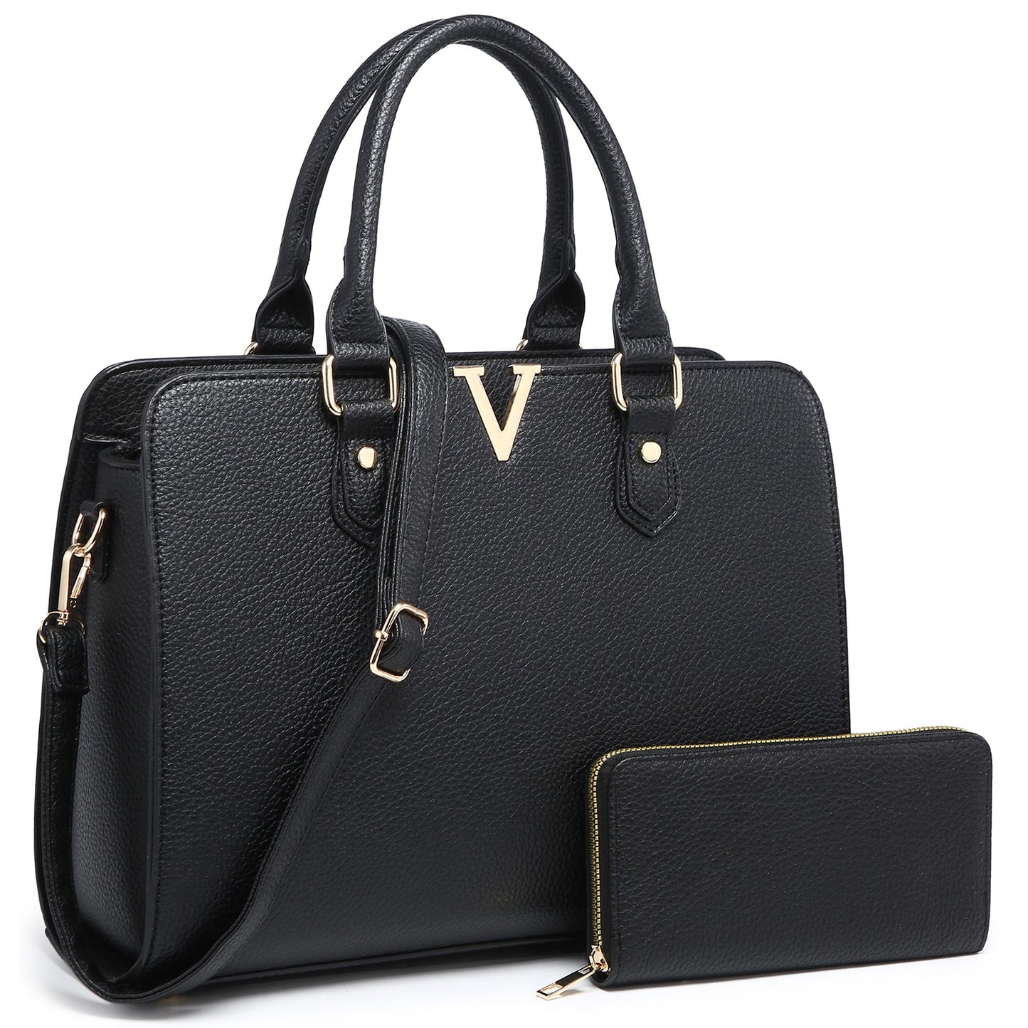 V Luxe Duo Purse and Wallet Set