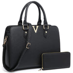 Load image into Gallery viewer, V Luxe Duo Purse and Wallet Set

