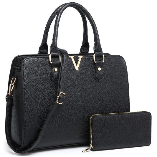 V Luxe Duo Purse and Wallet Set