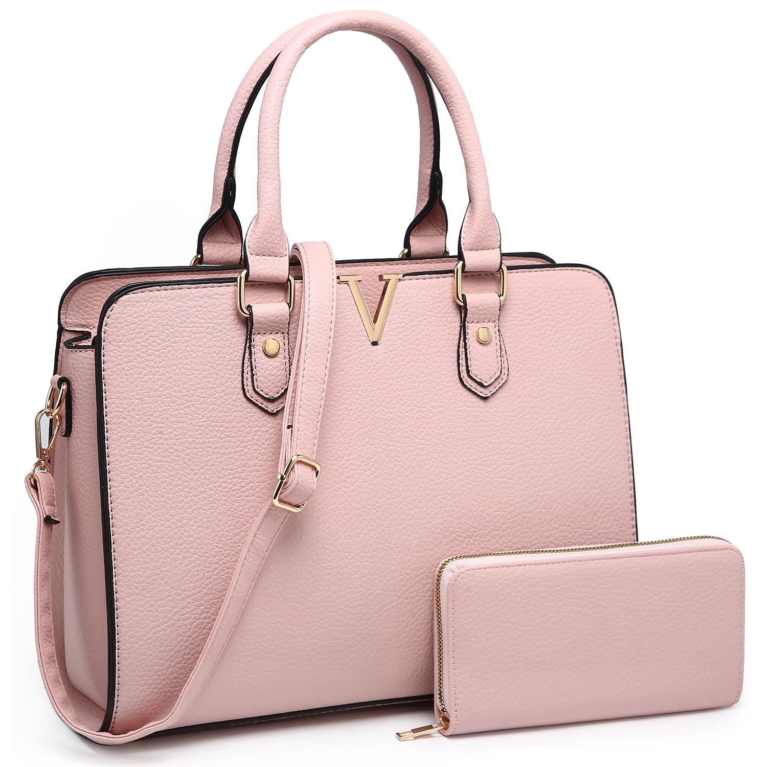 V Luxe Duo Purse and Wallet Set