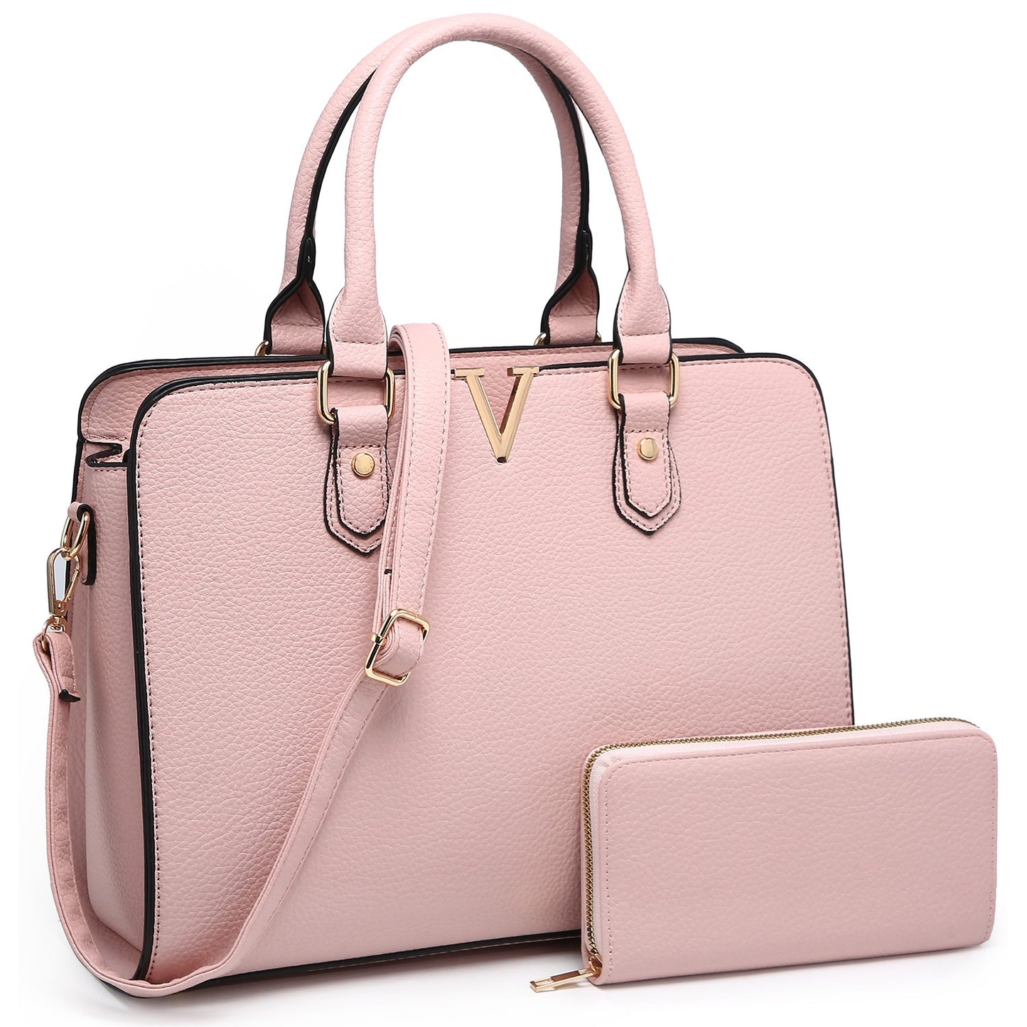 V Luxe Duo Purse and Wallet Set
