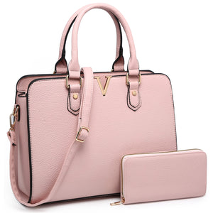 V Luxe Duo Purse and Wallet Set