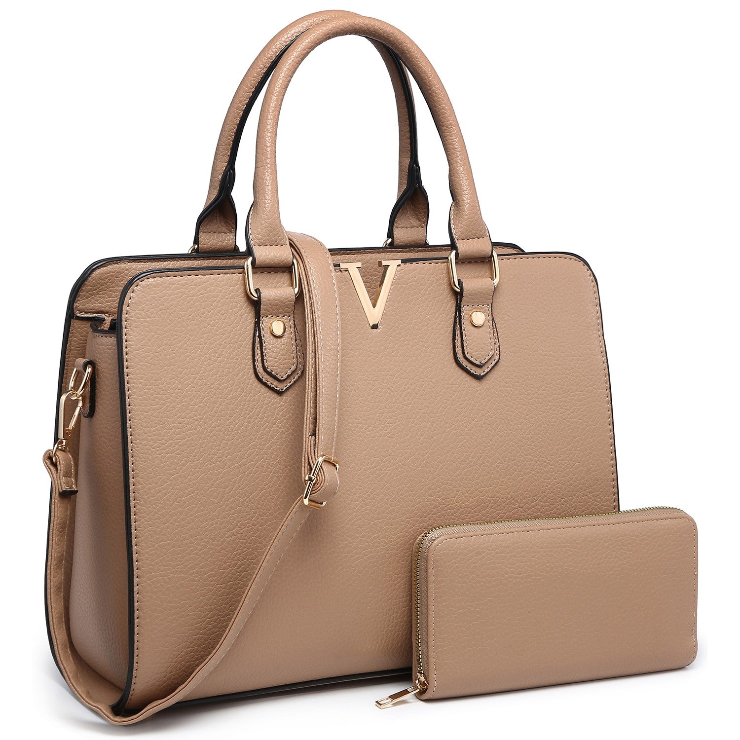 V Luxe Duo Purse and Wallet Set