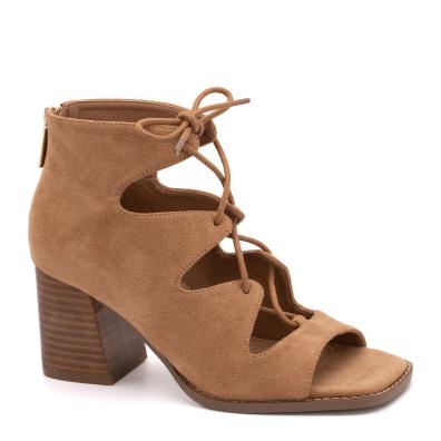 Wally Suede Heel by Corky's - Camel