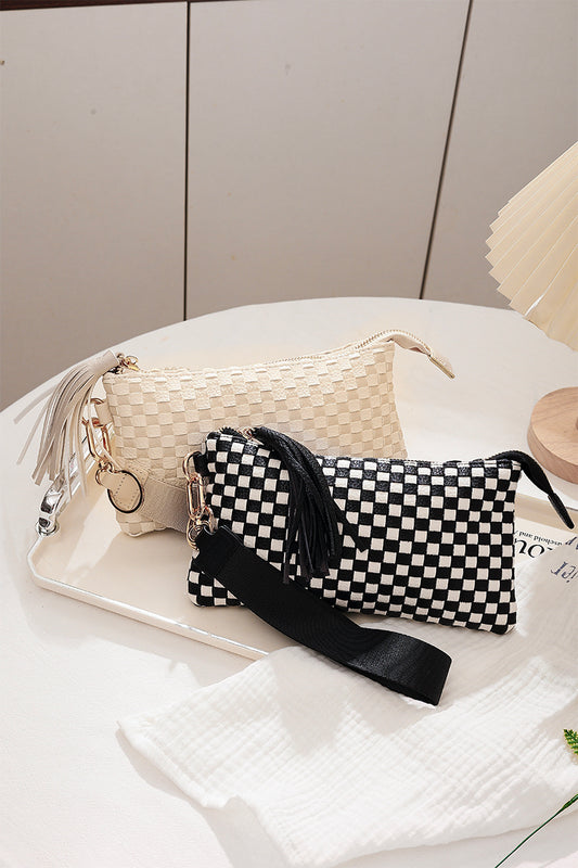 Woven Wristlet Clutch